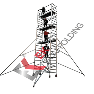 Aluminum scaffolding