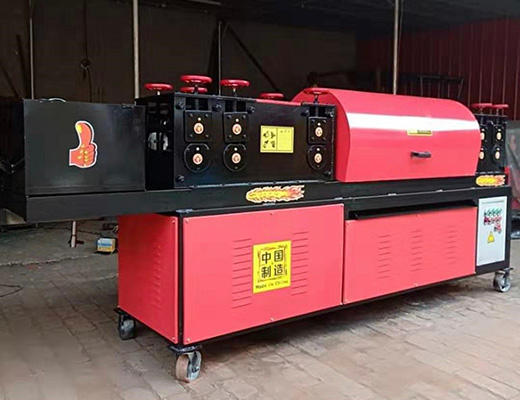 Tube straightener & painting machine