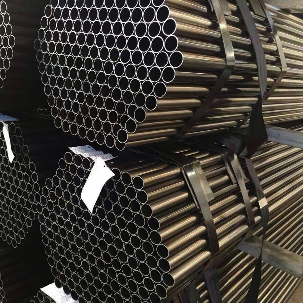 black scaffolding tube