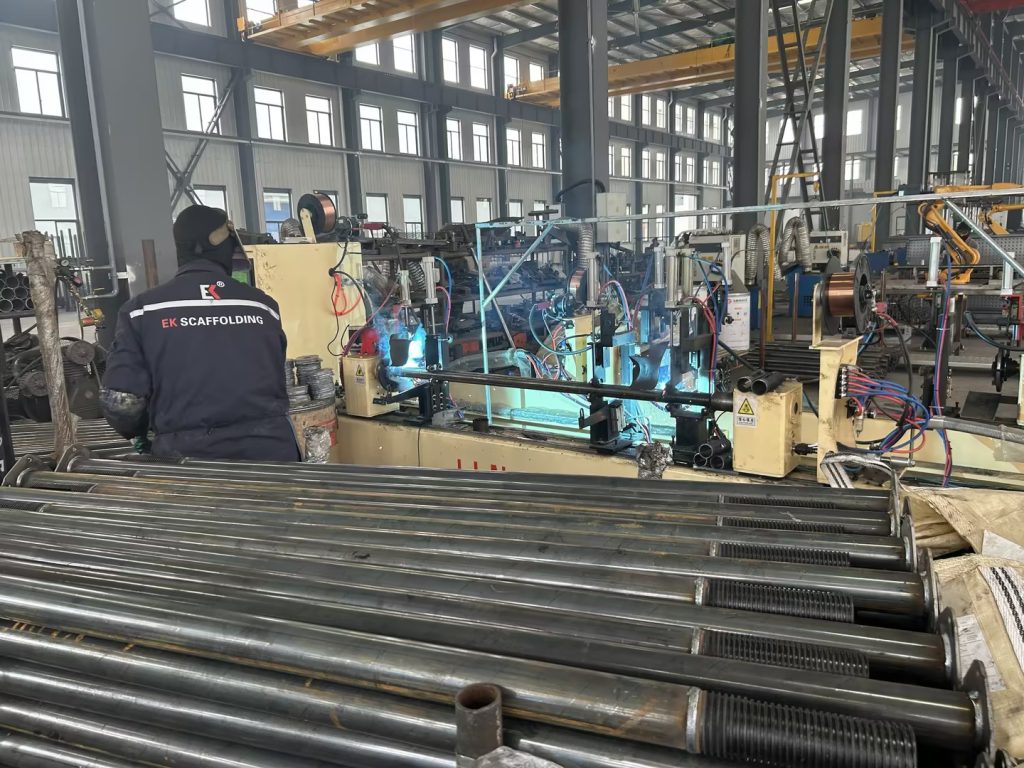 steel props welding